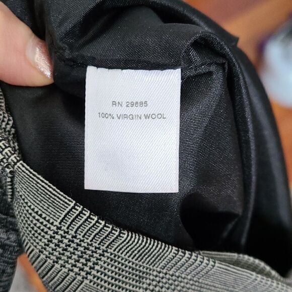 Pendleton womens black and white dress pants 100% wool size 8 - Picture 5 of 5